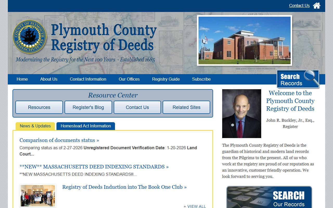 Brockton deed records - Plymouth County Registry of Deeds