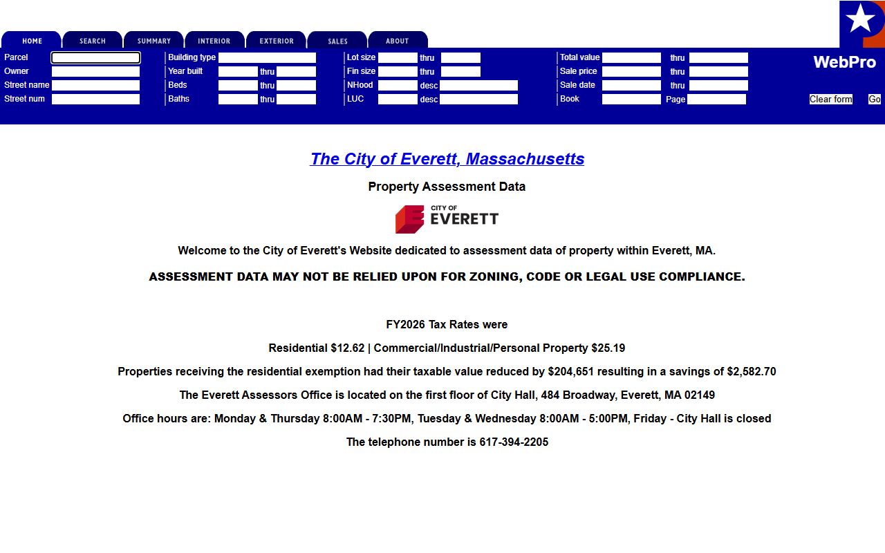 Everett deed records - Everett property assessment database