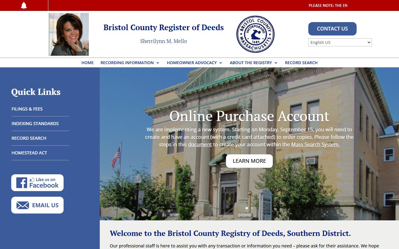 New Bedford deed records - Bristol County Registry Southern District